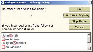 Domino Web Access Ambiguous Name 