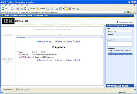  SharePoint ҳʹ Domino ͼԴ